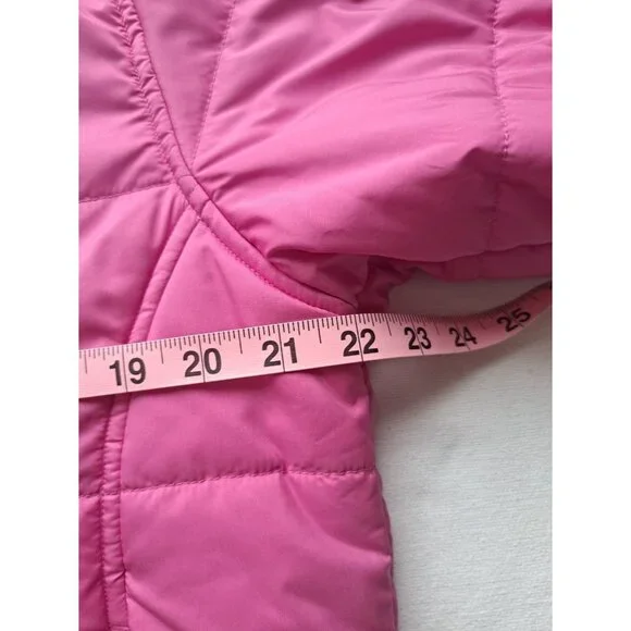 Spyder Women's Midweight Pink Jacket with Black Fur Trim Size 10 - Picture 11 of 11